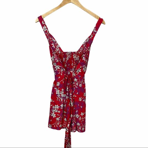 Motherhood Maternity Floral Sleeveless V Neck Tank Top Size Small - Picture 8 of 10